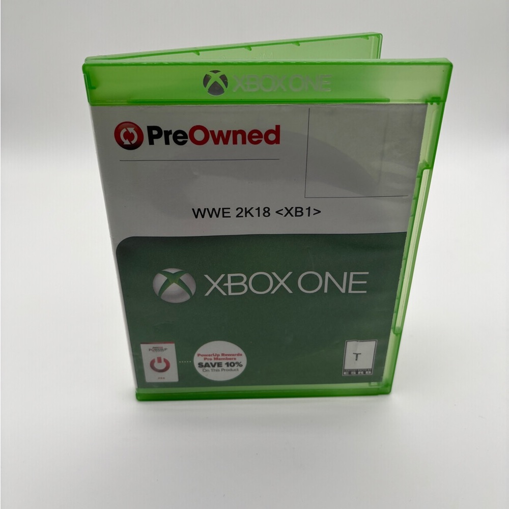 WWE 2K18 Xbox One Green Case